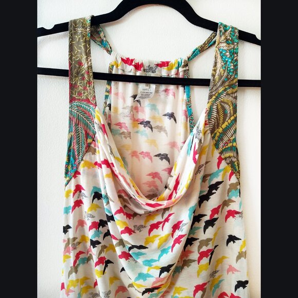 DEPT Birds of Paradise Multicolour Drop Waist Dress - Picture 3 of 6